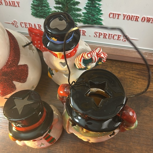 Snowman Tea Light Bundle - Picture 3 of 8